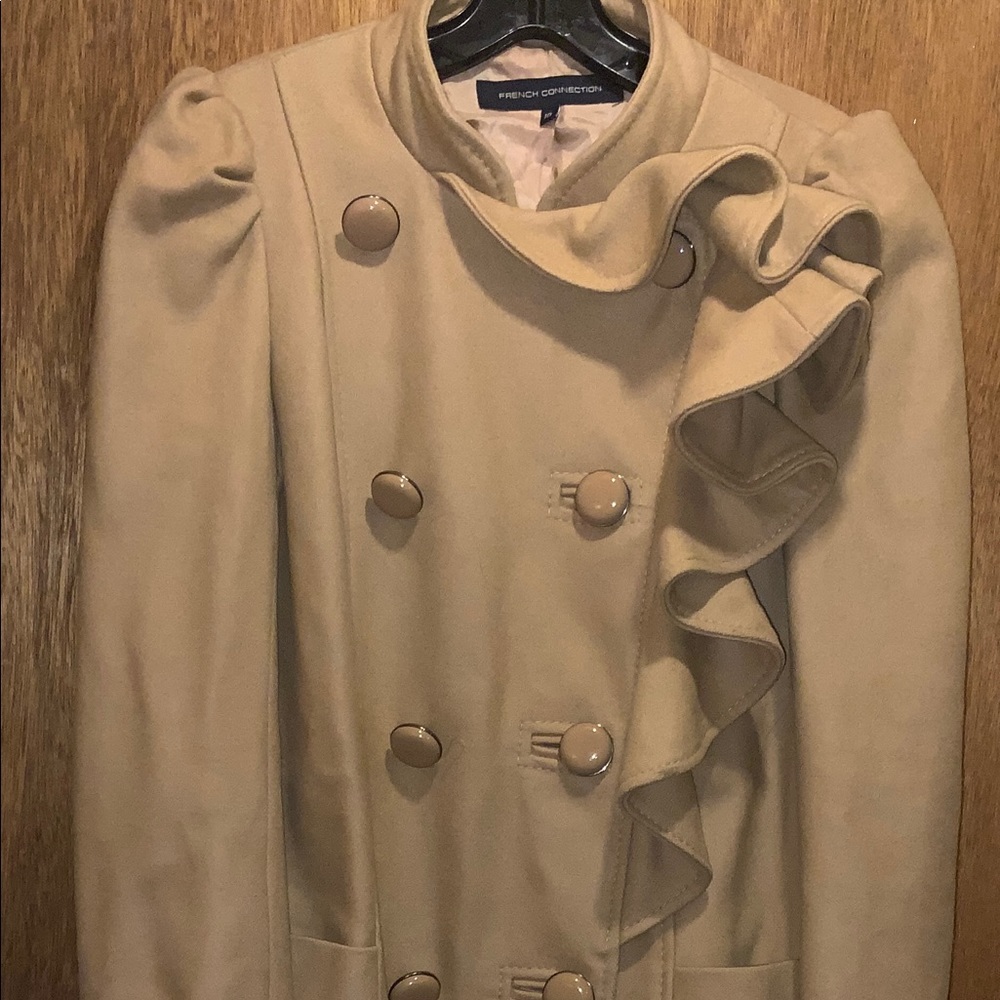 French Connection Tan Coat